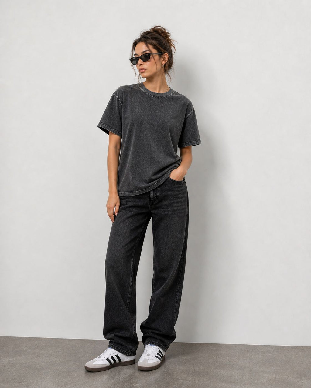 T-SHIRT GRIS DELAVE
