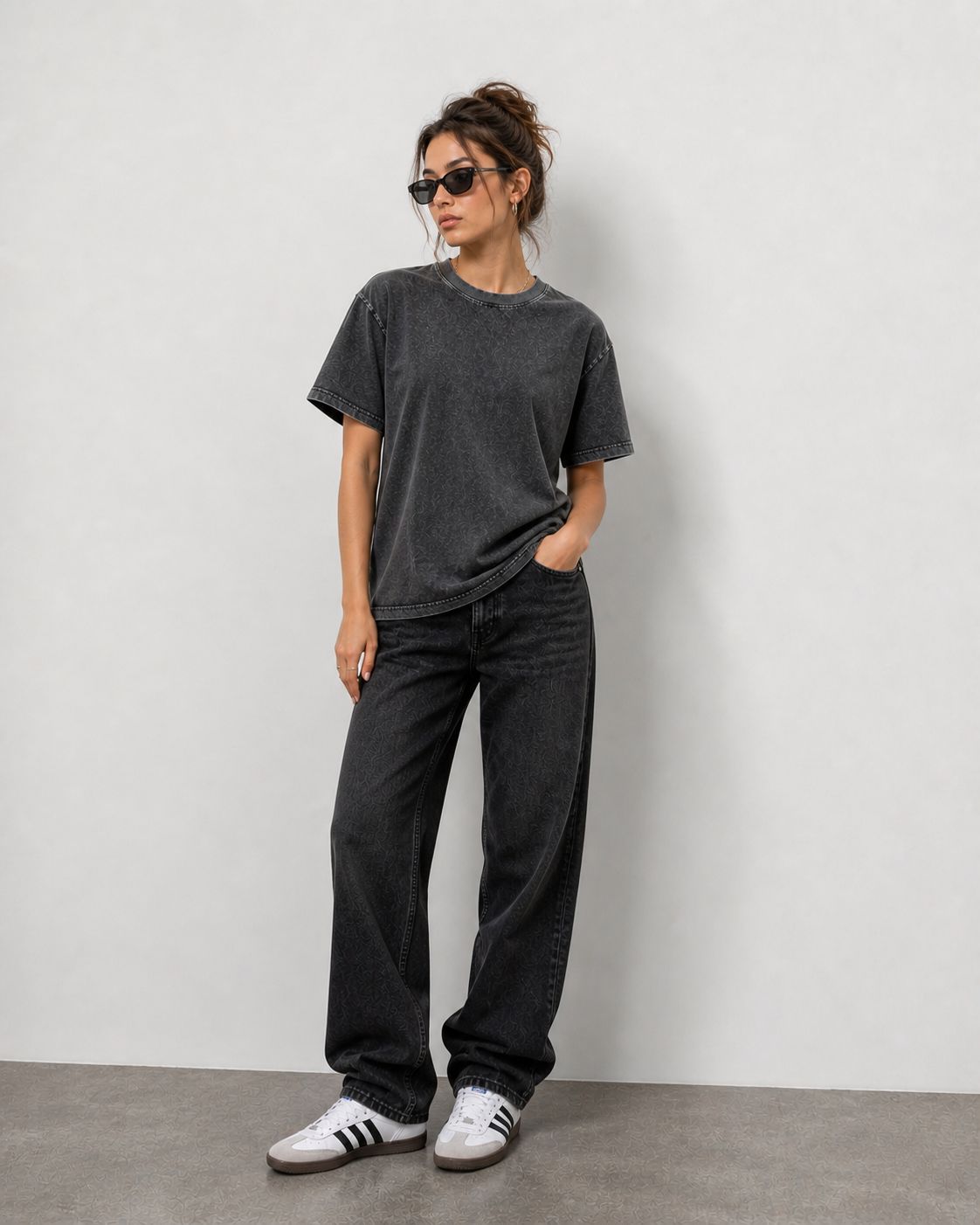T-SHIRT GRIS DELAVE