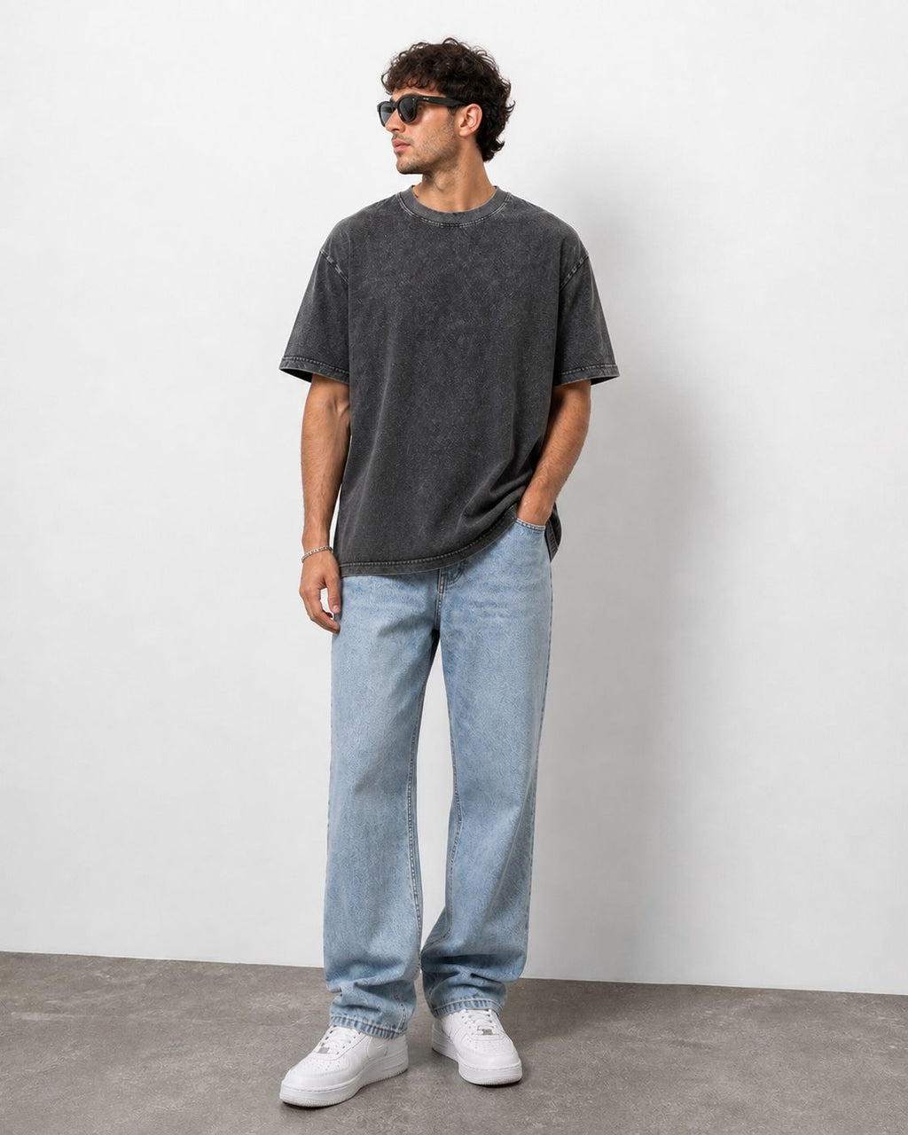 T-SHIRT GRIS DELAVE